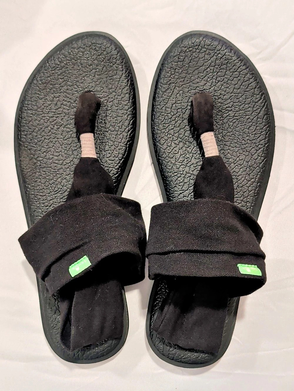 Sanuk Yoga Sling 2 Black Yoga Sandals US 9